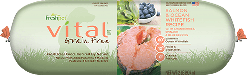 Vital® Grain Free Salmon & Ocean Whitefish Dog Food Recipe With Spinach, Cranberries & Blueberries on Sale