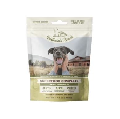 Badlands Ranch Superfood Complete Beef Formula Air-Dried Dog Food Hot on Sale