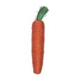 SISAL CARROT TOY (3.5X1X8.25 INCH, ASSORTED) For Cheap