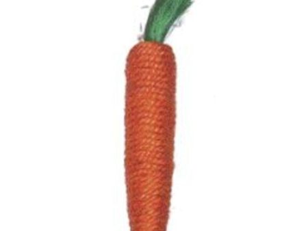 SISAL CARROT TOY (3.5X1X8.25 INCH, ASSORTED) For Cheap