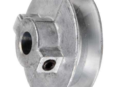 Chicago Die Casting 3 In. x 5 8 In. Single Groove Pulley on Sale