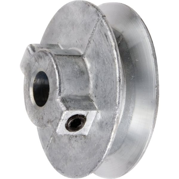 Chicago Die Casting 3 In. x 5 8 In. Single Groove Pulley on Sale