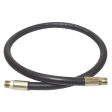 Apache 3 8 In. x 24 In. Male to Male Hydraulic Hose Online Sale