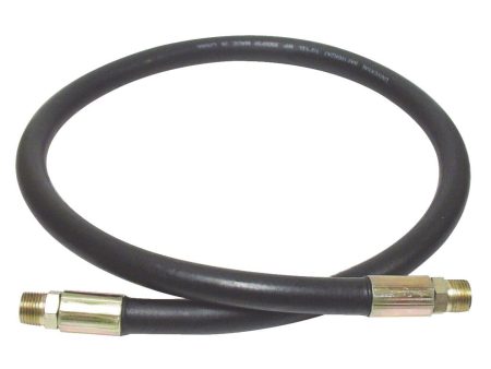 Apache 3 8 In. x 24 In. Male to Male Hydraulic Hose Online Sale