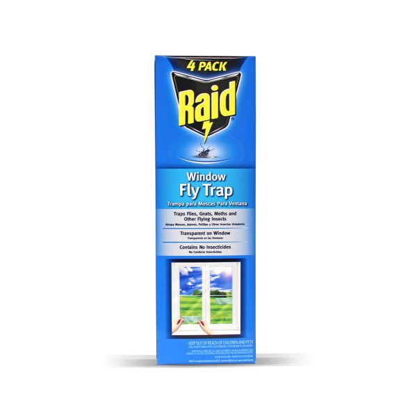 Raid 4 Pack Window Fly Trap (Jumbo) For Sale