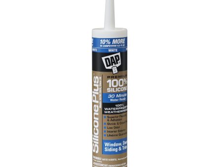 Dap Silicone Plus® Window & Door White 9.8-oz. Supply