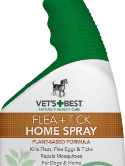 Vet s Best Flea and Tick Home Spray for Dogs (32 oz) Fashion