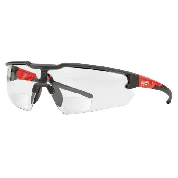 Safety Glasses - +2.00 Magnified Clear Anti-Scratch Lenses Sale