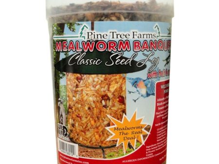 Pine Tree Farms Mealworm Banquet Classic Seed Log Fashion