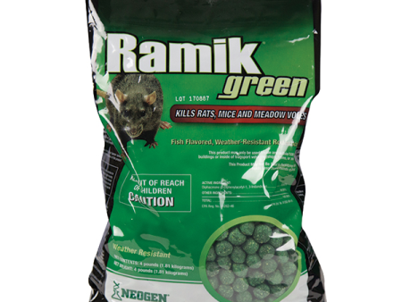 RAMIK GREEN ALL-WEATHER RAT & MOUSE KILLER (4 lbs) Supply