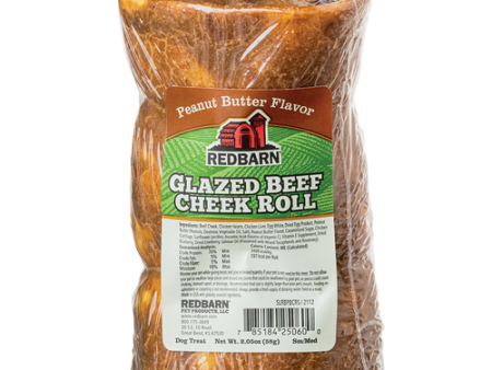 Redbarn Glazed Beef Cheek Rolls - Peanut Butter Flavor Fashion