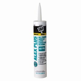 Alex Plus Acrylic Latex Caulk, Clear, 10.1-oz. Hot on Sale