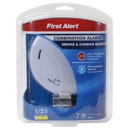 Photoelectric Smoke & Carbon Monoxide Detector, Battery Operated on Sale