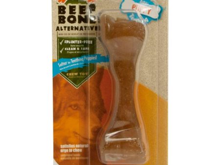 PUPPY WILD ALTERNATIVE BEEF BONE (REG, BACON) Discount