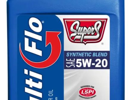 Super S Multi-Flo Synthetic Blend SAE 5W-20 SP  GF-6A Motor Oil Online now