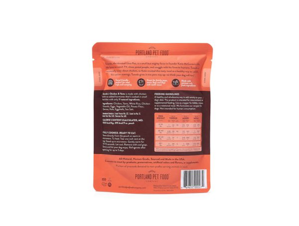 Portland Pet Food Tuxedo s Chicken & Yams Human-Grade Dog Meal Pouch Supply