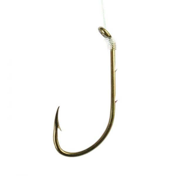 Eagle Claw Baitholder Snelled Fish Hook (Bronze) Online now