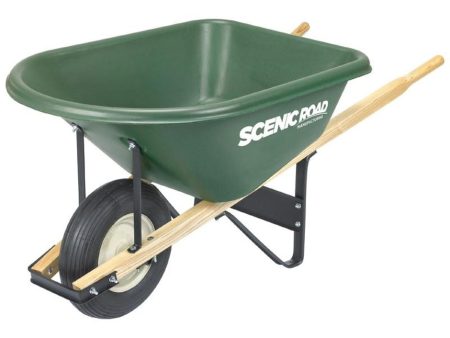 SCENIC ROAD TRAY FOR G6 WHEELBARROW (6 CUBIC FOOT, GREEN) Supply