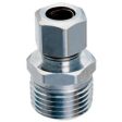 Brass Compression Straight Connector, Lead-Free, 1 2 MPT x 3 8-In. OD Online now