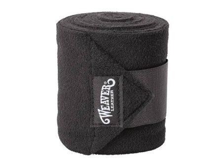 Weaver Leather Polo Leg Wraps, 4-Pack 4-1 2  x 9  Black Online Hot Sale