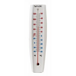 Big & Bold 15 x 3-Inch White Outdoor Tube Thermometer Fashion