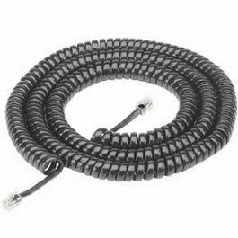 Phone Handset Cord, Black, 25-Ft. For Cheap