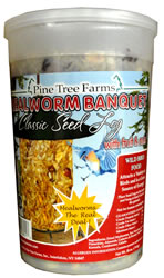 Pine Tree Farms Mealworm Banquet Classic Seed Log Fashion