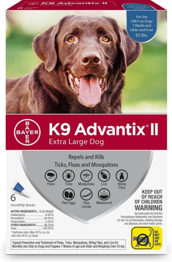 Bayer K9 Advantix II Extra Large Dog Online Sale