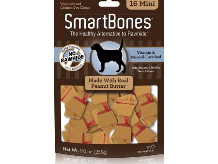 SmartBones Rawhide-Free Peanut Butter Dog Treats (11-oz, Small 6-Pack) Online now