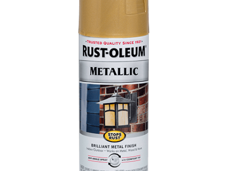 Rust-Oleum® Metallic Spray Paint Gold Rush Cheap