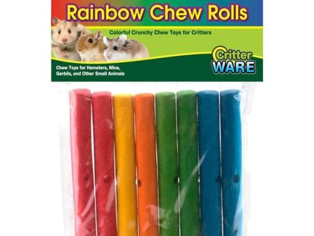 RAINBOW CHEWS ROLLS (6.75 INCH 8 PIECE, ASSORTED) For Cheap