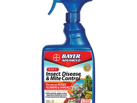 BAYER ADVANCED 3-IN-1 INSECT, DISEASE & MITE CONTROL (24 oz) Online now