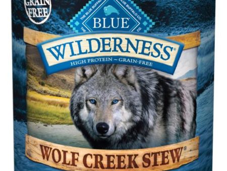 Blue Buffalo Wilderness Wolf Creek Stew Chunky Chicken Stew Canned Dog Food on Sale