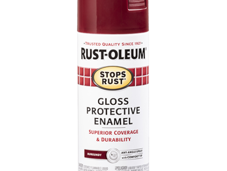 Rust-Oleum® Protective Enamel Spray Paint Gloss Burgundy Online now