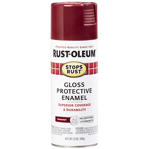 Rust-Oleum® Protective Enamel Spray Paint Gloss Burgundy Online now