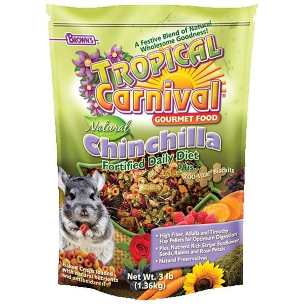 TROPICAL CARNIVAL NATURAL CHINCHILLA (3 LB) For Cheap