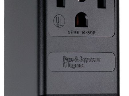 Pass & Seymour 30A 125 250V 14-30R Straight Blade Single Surface Receptacle, 3-Pole, 4-Wire For Discount