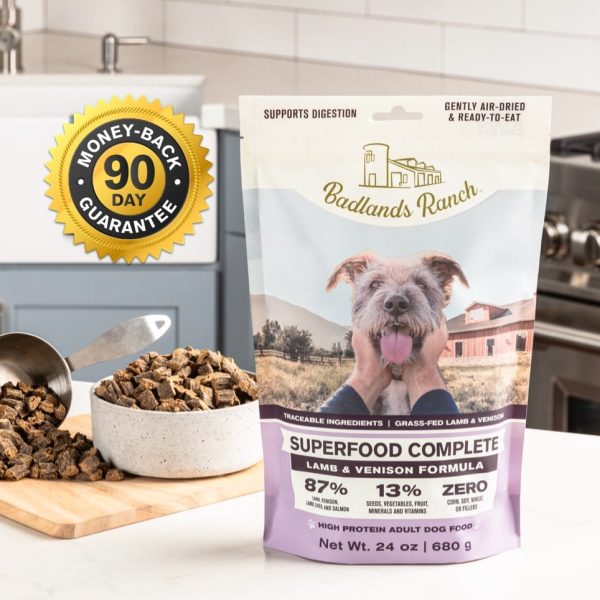 Badlands Ranch Superfood Complete Lamb & Venison Formula Air-Dried Adult Dog Food Hot on Sale