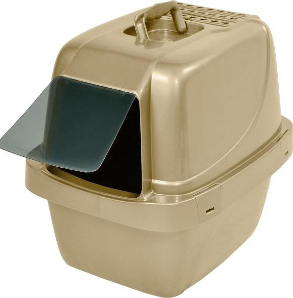 Van Ness Enclosed Sifting Cat Litter Pan (Regular: Bronze, 16.5  x 15.25  x 17.5 ) Discount