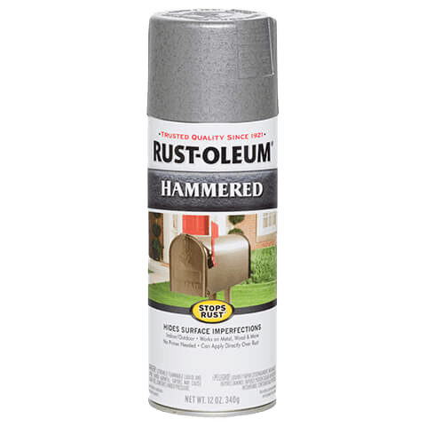 Rust-Oleum® Hammered Spray Paint Silver Fashion