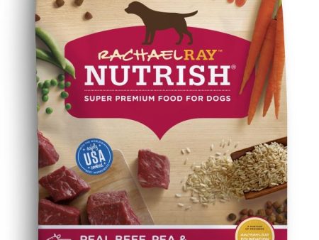 Rachael Ray Nutrish Natural Beef, Pea, & Brown Rice Recipe Dry Dog Food Hot on Sale