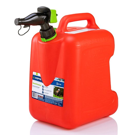 Scepter 5 Gallon Smartcontrol Gasoline Can With Rear Handle, Red Hot on Sale