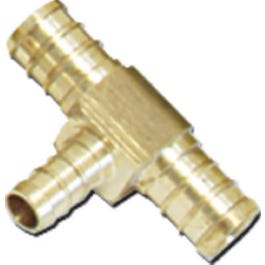 Barb Pex Tee, Lead-Free Brass, 3 8 x 3 8 x 3 8-In. Sale