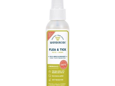 Wondercide Lemongrass Flea & Tick Spray for Pets + Home with Natural Essential Oils For Sale