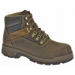 Cabor Waterproof Work Boots, Medium Width, Composite Toe, Brown Nubuck Leather, Men s Size 12 Supply