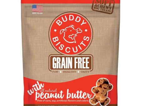 Cloud Star Buddy Biscuits Grain Free Soft and Chewy Peanut Butter Dog Treats Online Hot Sale