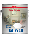 Majic Paints Easy Spread Flat Wall White 1 Gallon For Sale