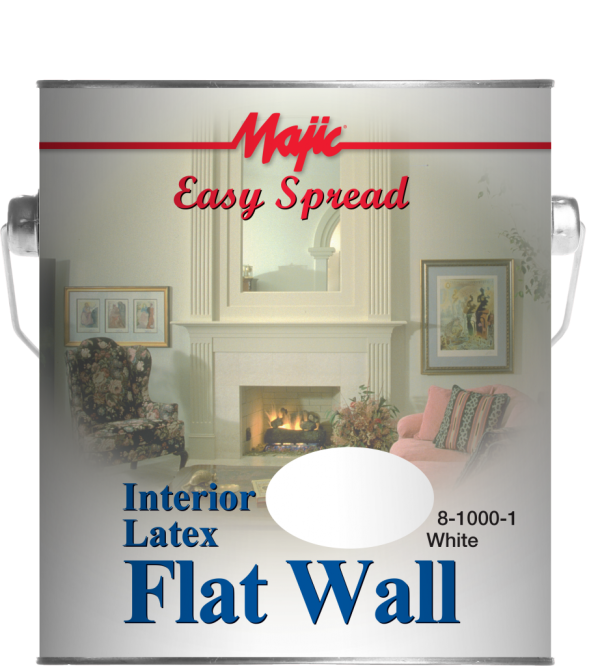 Majic Paints Easy Spread Flat Wall White 1 Gallon For Sale