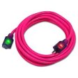 Pro Glo Extension Cord, Pink, 14 3, 25-Ft. Supply