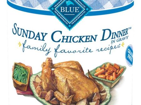 Blue Buffalo Family Favorite Sunday Chicken Dinner Canned Dog Food For Sale